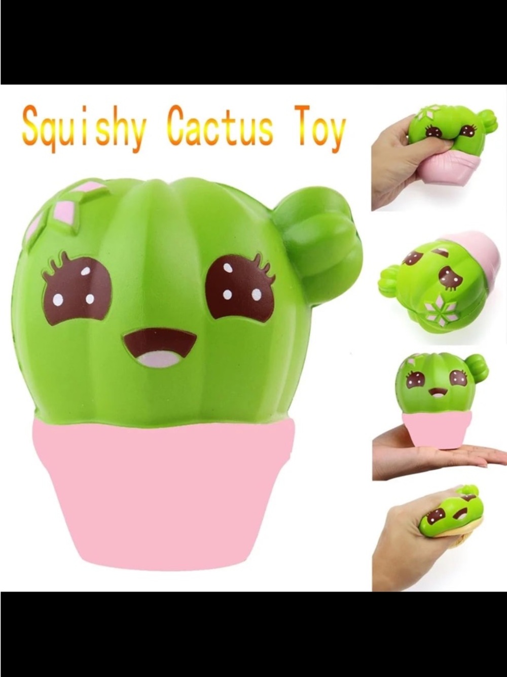 (3/$20) - Green Cactus Squishy